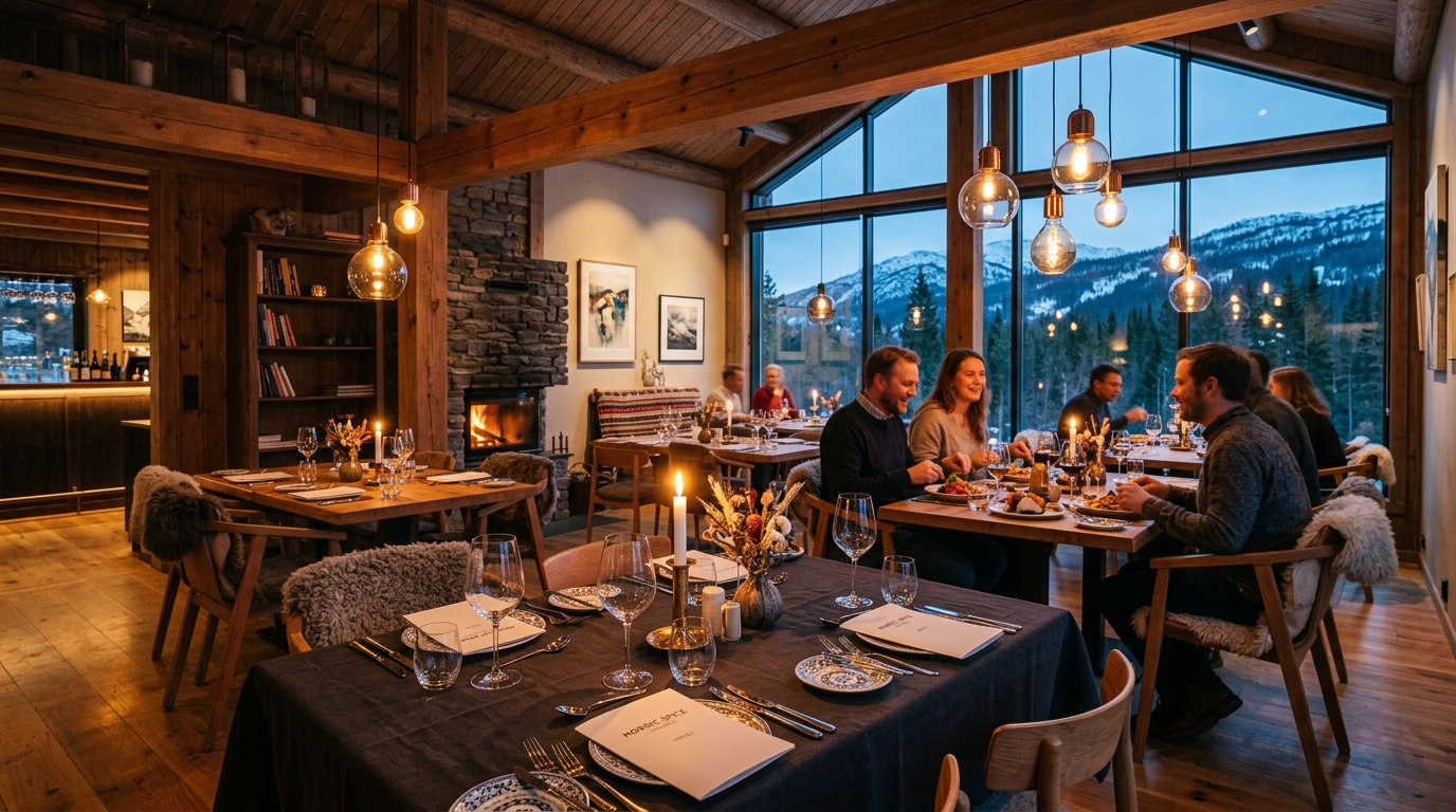 Hakadal Restaurant Interiør